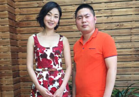 广州戴高乐与明星合影